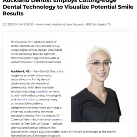 Dr Clarence Tam Utilizes Digital Smile Design and Other Cutting-Edge Technology